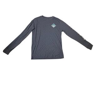 West Coast California Graphic Long Sleeve Tee Mens Sz Medium Surfer Vibes Beach